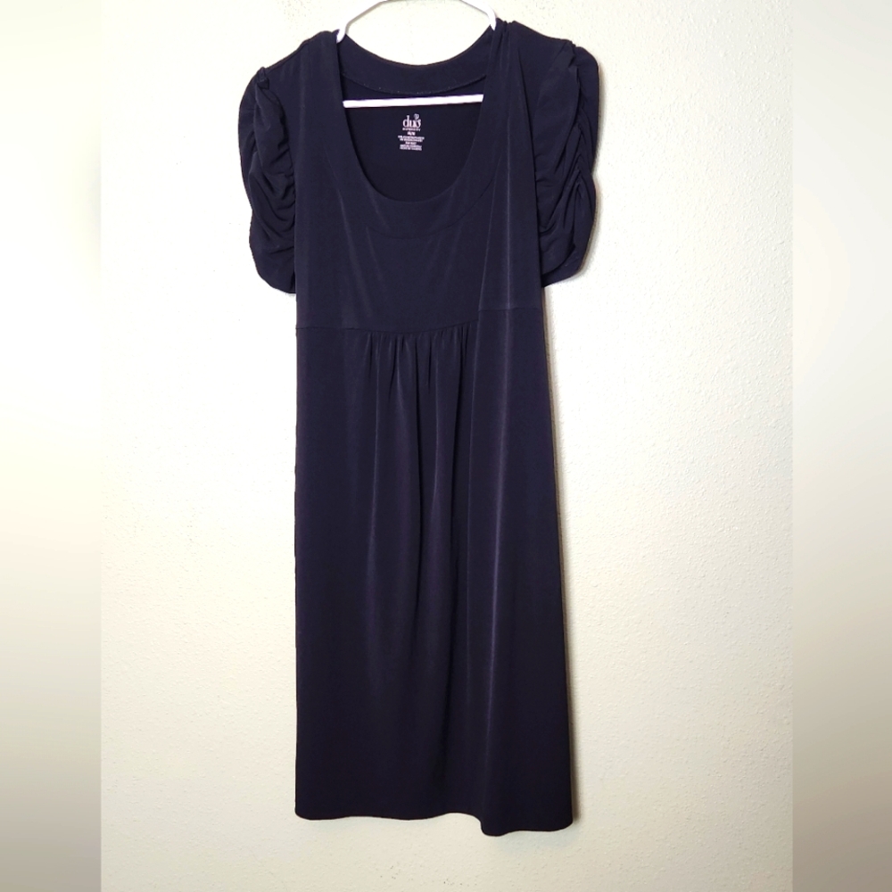 Duos Maternity Black Dress Size Medium - Picture 1 of 5